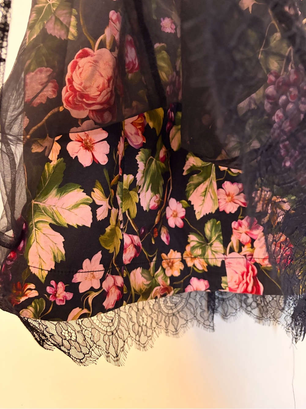 Anthropologie Maeve Floral Fruit Mesh Slip Dress - XXS - Picture 8 of 16